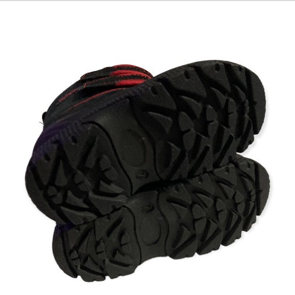 Totes Toddler Fleece Lined Snow Boot Red and Black Unisex Toddler Size:7 - Picture 9 of 10
